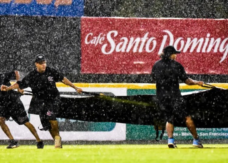 Lidom: ¡Lluvia suspende partidos de la jornada!