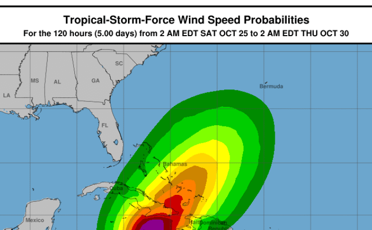 ¡Alerta! Melissa, a punto de ser huracán con 110 km/h y amenaza catastrófica
