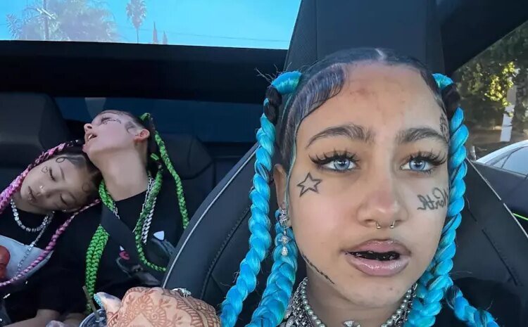 Kim Kardashian explota defendiendo a North West de la polémica por sus tatuajes y piercings