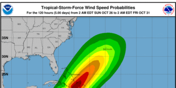 ¡Impacto Inminente! Huracán Melissa Categoría 4 golpea República Dominicana con lluvias extremas y oleaje peligroso