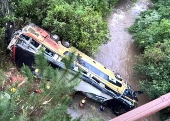 TRAGEDIA en Argentina: Ómnibus se desploma de puente, 8 muertos y varios heridos