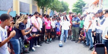 ¡Histórico! Faride Raful y Policía Nacional impulsan Fútbol Callejero 3×3 en Capotillo