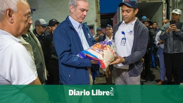 Abinader al frente por Tormenta Melissa: supervisa entrega clave de alimentos
