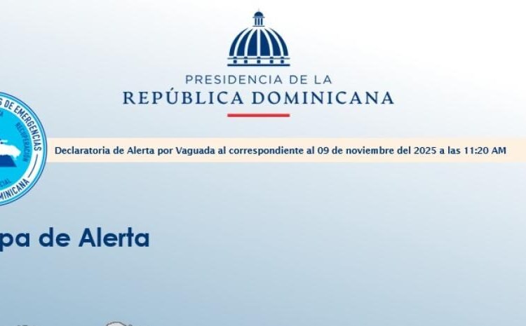 ¡Urgente! COE emite Alerta Verde por Vaguada en Gran Santo Domingo y 5 Provincias