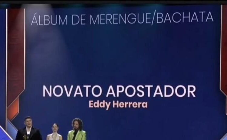 Eddy Herrera Arrasa en Latin Grammy: «Novato Apostador» es el Mejor Álbum Merengue/Bachata