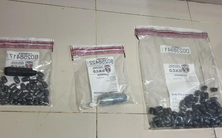 138 Bolsitas de Cocaína: Detienen a Mujer en AILA con destino a Francia