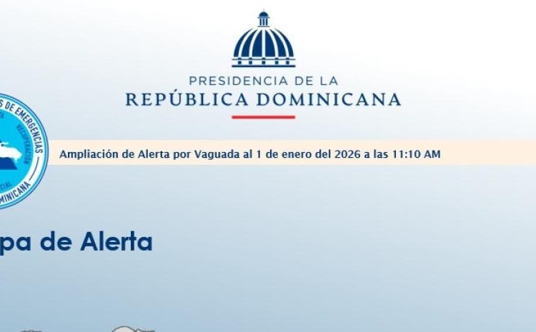 Vaguada azota RD: 12 provincias bajo alerta, Santo Domingo y 3 más en amarilla