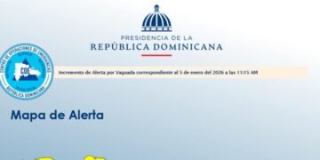 ¡Vaguada activa la alarma! El riesgo se expande a 5 provincias; Montecristi y Puerto Plata en amarilla