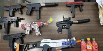 PN Frena Disturbios Callejeros: ¡18 Jóvenes Detenidos con Pistolas de Hidrogel!