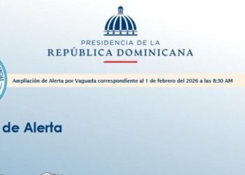 URGENTE: ¡Alerta Verde por aguaceros! Frente Frío y Vaguada impactan Santo Domingo y 6 provincias