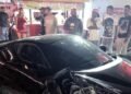 El Alfa sufre aparatoso accidente al chocar su lujoso Ferrari contra un poste en el Distrito Nacional