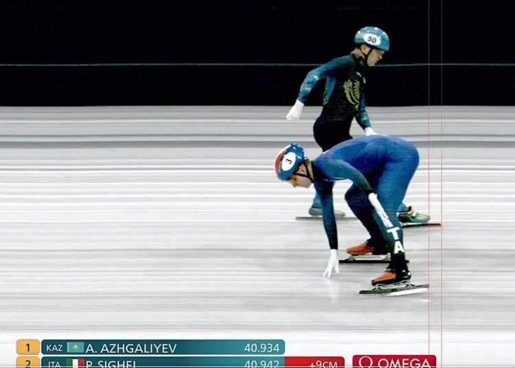 Desastre en el eslalon alpino: el accidentado descuido de Pietro Sighel que se ha vuelto viral