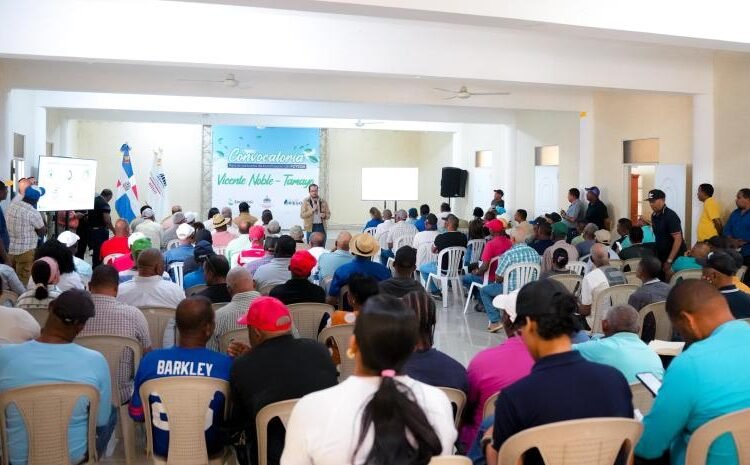 Vicente Noble y Tamayo transformarán su agricultura: abren convocatoria para modernizar sistemas de riego