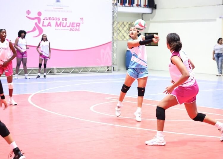 Distrito Nacional impone su poderío ante La Vega en el voleibol de los Juegos de la Mujer 2026