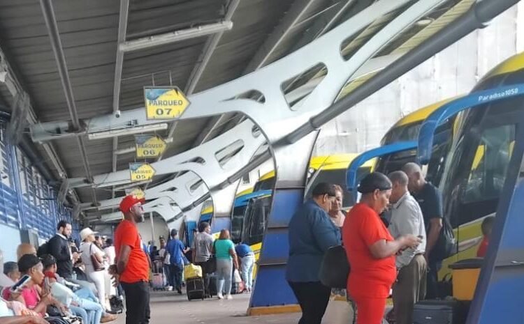 Pese a las fuertes lluvias, el transporte público mantiene sus operaciones con normalidad