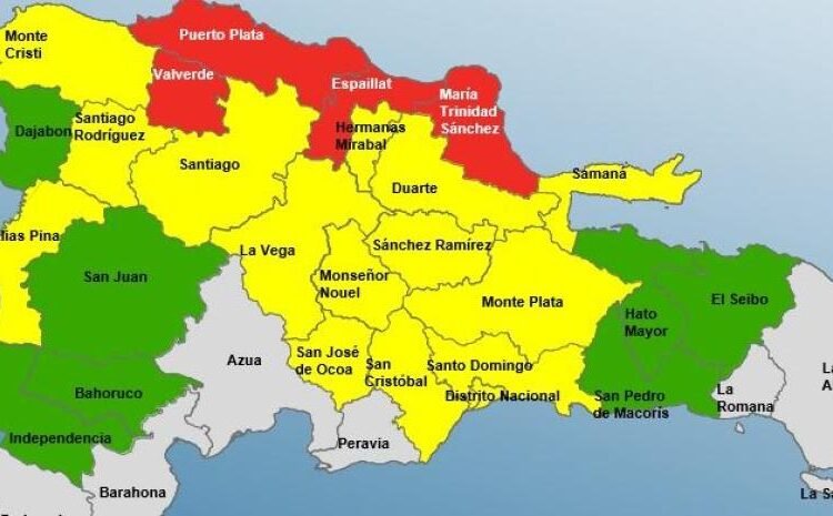 Emergencia en RD: COE reporta cientos de desplazados y 26 provincias en alerta por graves inundaciones