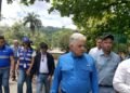 Eduardo Estrella recorre Puerto Plata tras desastre natural y mantiene silencio sobre el impacto de los daños