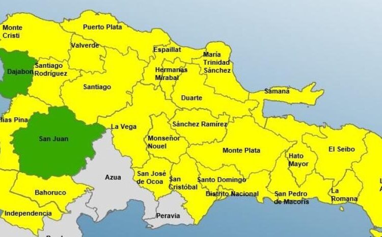 Vaguada y sistema frontal ponen a 26 provincias en alerta amarilla: entérate de los detalles