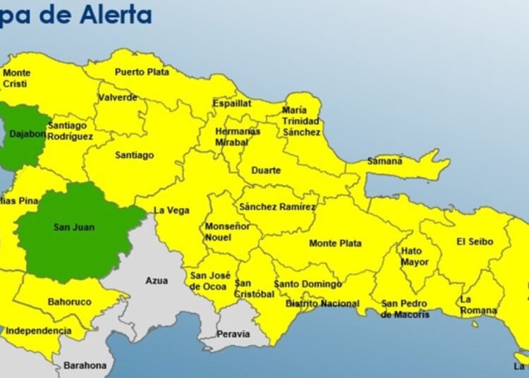 Alerta máxima: 26 provincias en riesgo por fuertes lluvias y granizadas inminentes