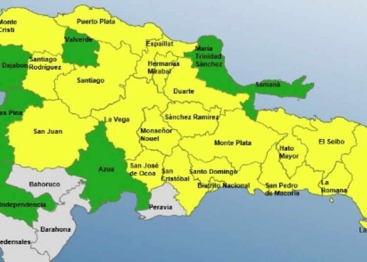 Alerta meteorológica: 20 provincias en aviso amarillo y 7 en verde ante el cambio de tiempo