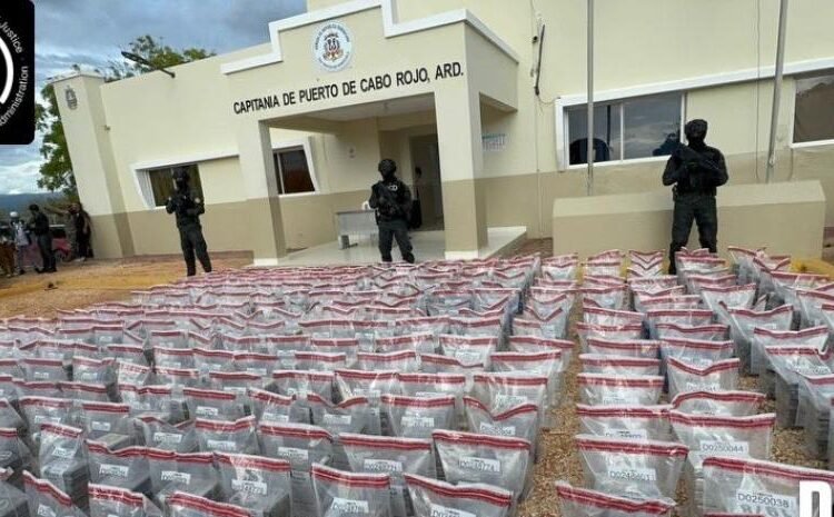 Golpe al narco: Incautan 2,381 paquetes de cocaína tras el regreso de la DEA a República Dominicana