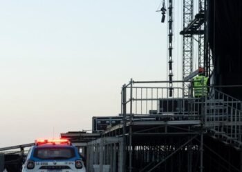 Tragedia en el montaje del show de Shakira en Río: muere un trabajador durante los preparativos