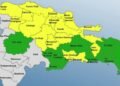 24 provincias bajo alerta en República Dominicana por las lluvias: conoce los niveles vigentes