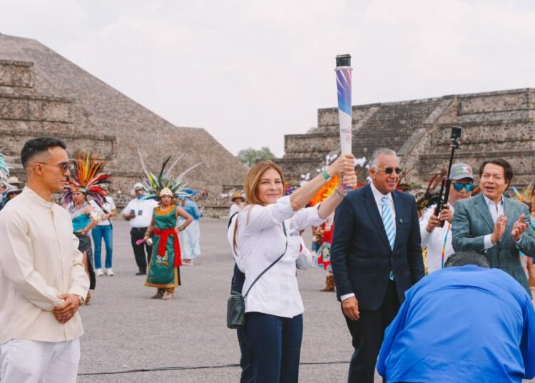 La llama de los Juegos Centroamericanos y del Caribe 2026 cobra vida en la majestuosa Teotihuacán