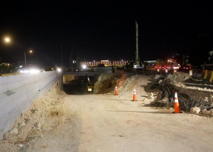 Túnel en la Plaza de la Bandera: así avanzan los trabajos de construcción