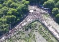 Impactante vista aérea revela la magnitud de las protestas contra el proyecto minero en San Juan