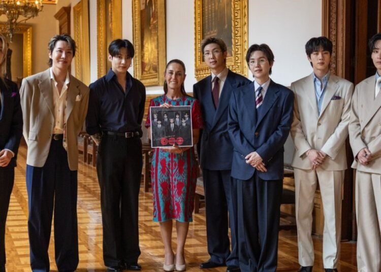BTS vuelve a México: el esperado encuentro masivo junto a Claudia Sheinbaum que paraliza al país