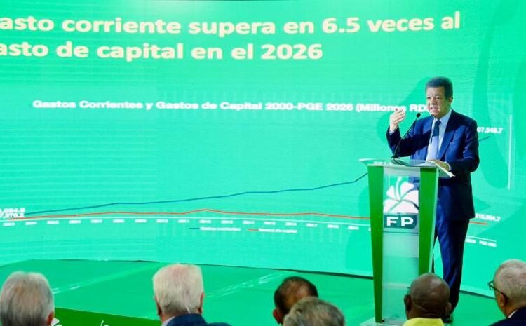 Leonel Fernández arremete contra la gestión de Abinader: inflación, deuda y gasto desmedido como su legado principal