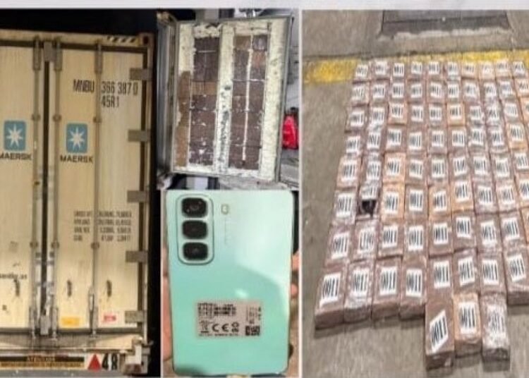 Golpe al narcotráfico: Ecuador intercepta 82 kilos de cocaína ocultos en un contenedor con destino a Alemania