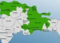 Alerta verde en 15 provincias y el DN: COE advierte sobre fuertes lluvias por vaguada este domingo