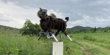 El robot lobo que aterra a los osos: la tecnología japonesa que protege a los granjeros