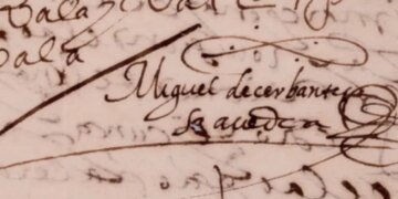 Subastan una carta histórica de Miguel de Cervantes por 120.000 euros: qué dice el documento y por qué es una joya única