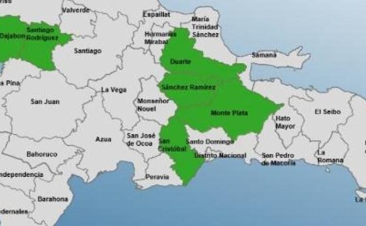 Alerta verde en 6 provincias por los efectos de una vaguada