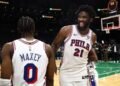 Embiid destroza a los Celtics y lidera la contundente victoria de los Sixers