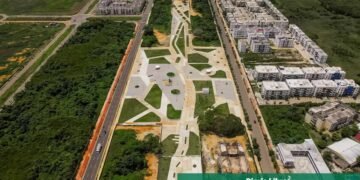 Ciudad Juan Bosch estrena la moderna Plaza Constitución: así luce la nueva joya urbana
