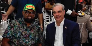 Cumbre estratégica en Guyana: Luis Abinader se reúne con Mohamed Irfaan Ali para fortalecer lazos bilaterales