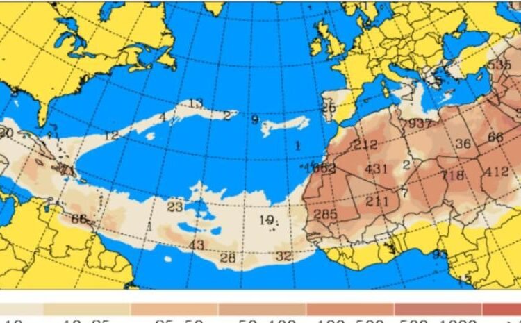 Calor extremo y polvo del Sahara: así afectará el clima al país en los próximos días