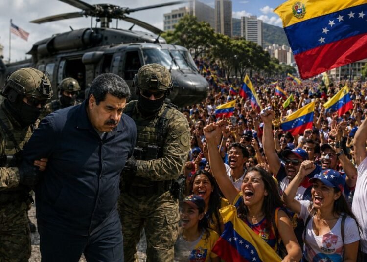 Histórico: miles de venezolanos celebran el fin del régimen de Maduro en las calles