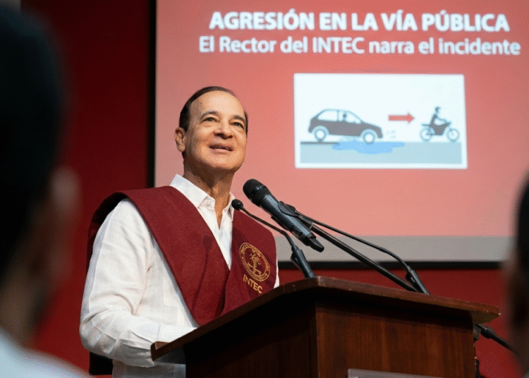 Rector de INTEC revela detalles de su tenso encuentro con un motorista agresivo
