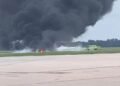Tragedia aérea en La Romana: avión se estrella tras despegar del aeropuerto