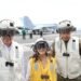 El histórico despliegue: delegación dominicana sube a bordo del imponente USS Nimitz en el Caribe